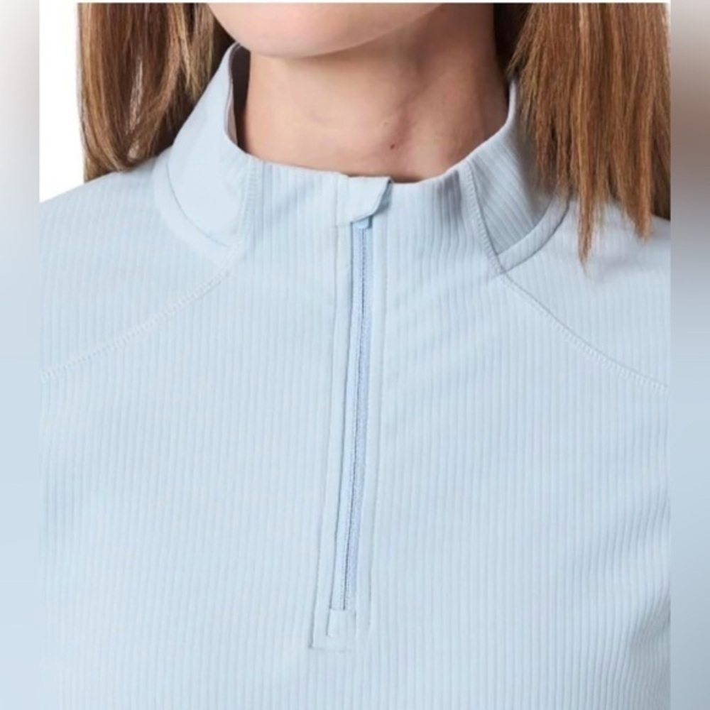 NWT Blue Mondetta Women's 1/2 Zip Top Size S